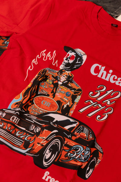 Chicago Vintage Race Tees (Red)