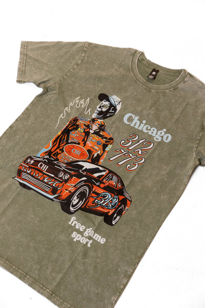 Chicago Vintage Race Tees (Green)