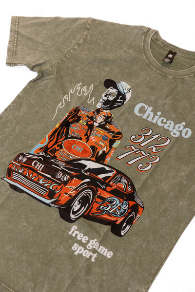 Chicago Vintage Race Tees (Green)